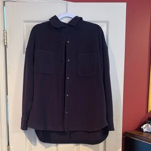 Athleta Men's Dark Purple Shirt Jacket